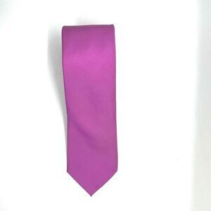 Ralph Lauren Men's Solid  Pink Designer Necktie Formal Business